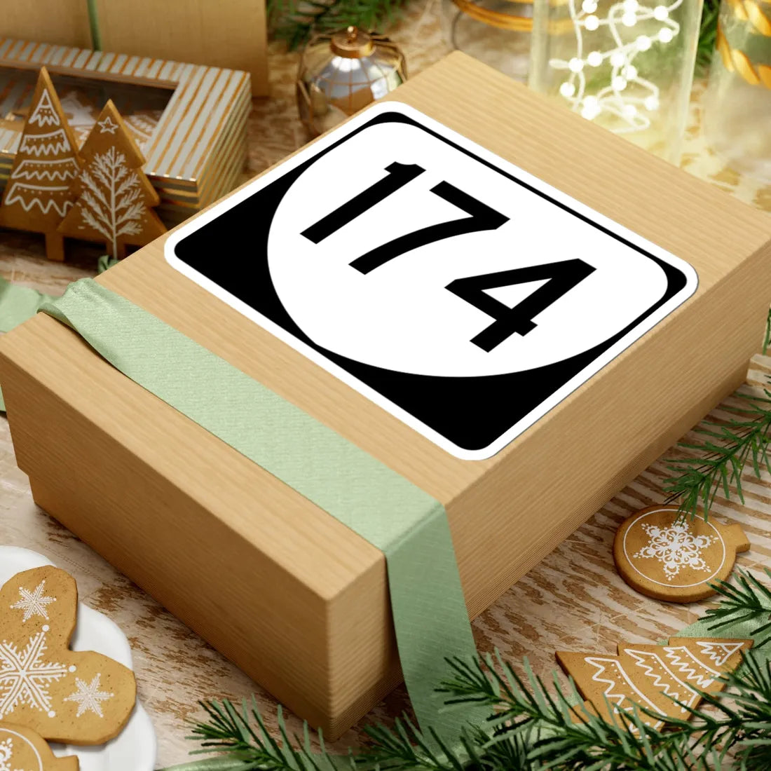 Virginia 174 (Virginia) (Road Sign) STICKER Vinyl Kiss-Cut Decal - The Sticker Space