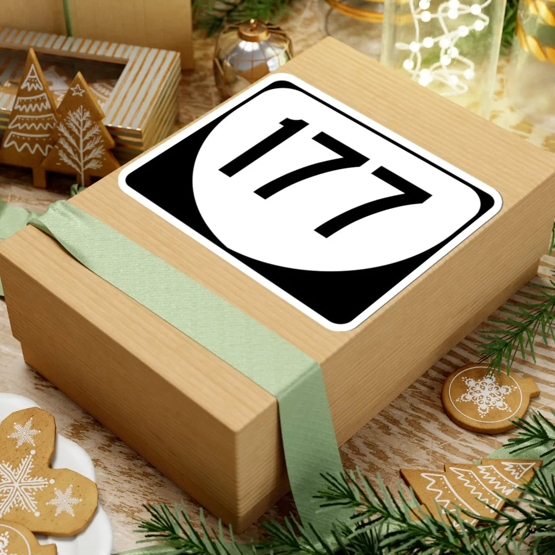 Virginia 177 (Virginia) (Road Sign) STICKER Vinyl Kiss-Cut Decal - The Sticker Space