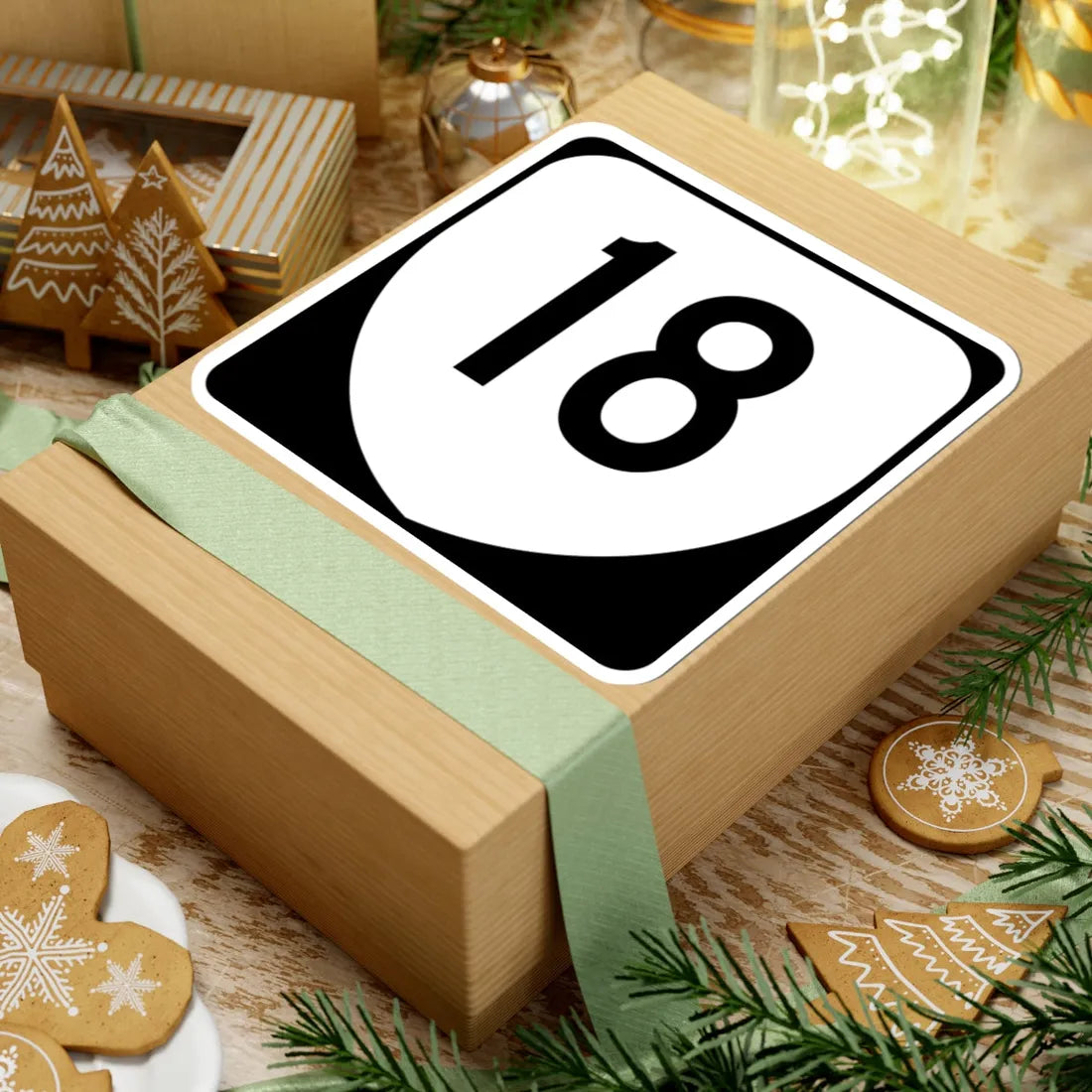 Virginia 18 (Virginia) (Road Sign) STICKER Vinyl Kiss-Cut Decal - The Sticker Space