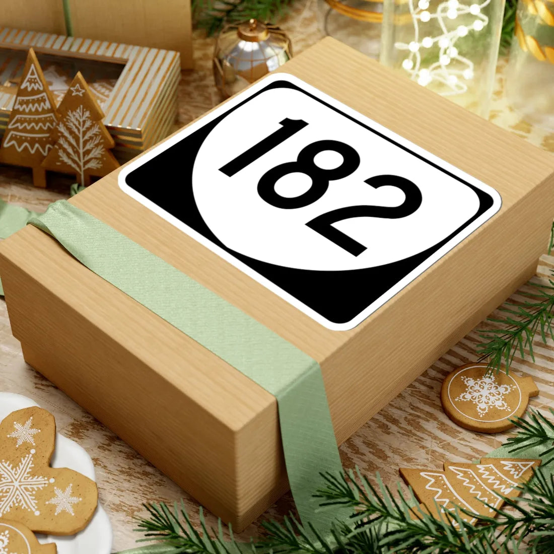 Virginia 182 (Virginia) (Road Sign) STICKER Vinyl Kiss-Cut Decal - The Sticker Space