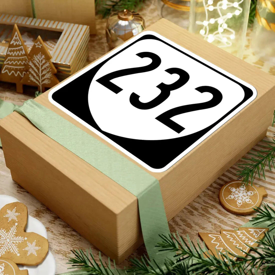 Virginia 232 1980 (Virginia) (Road Sign) STICKER Vinyl Kiss-Cut Decal - The Sticker Space