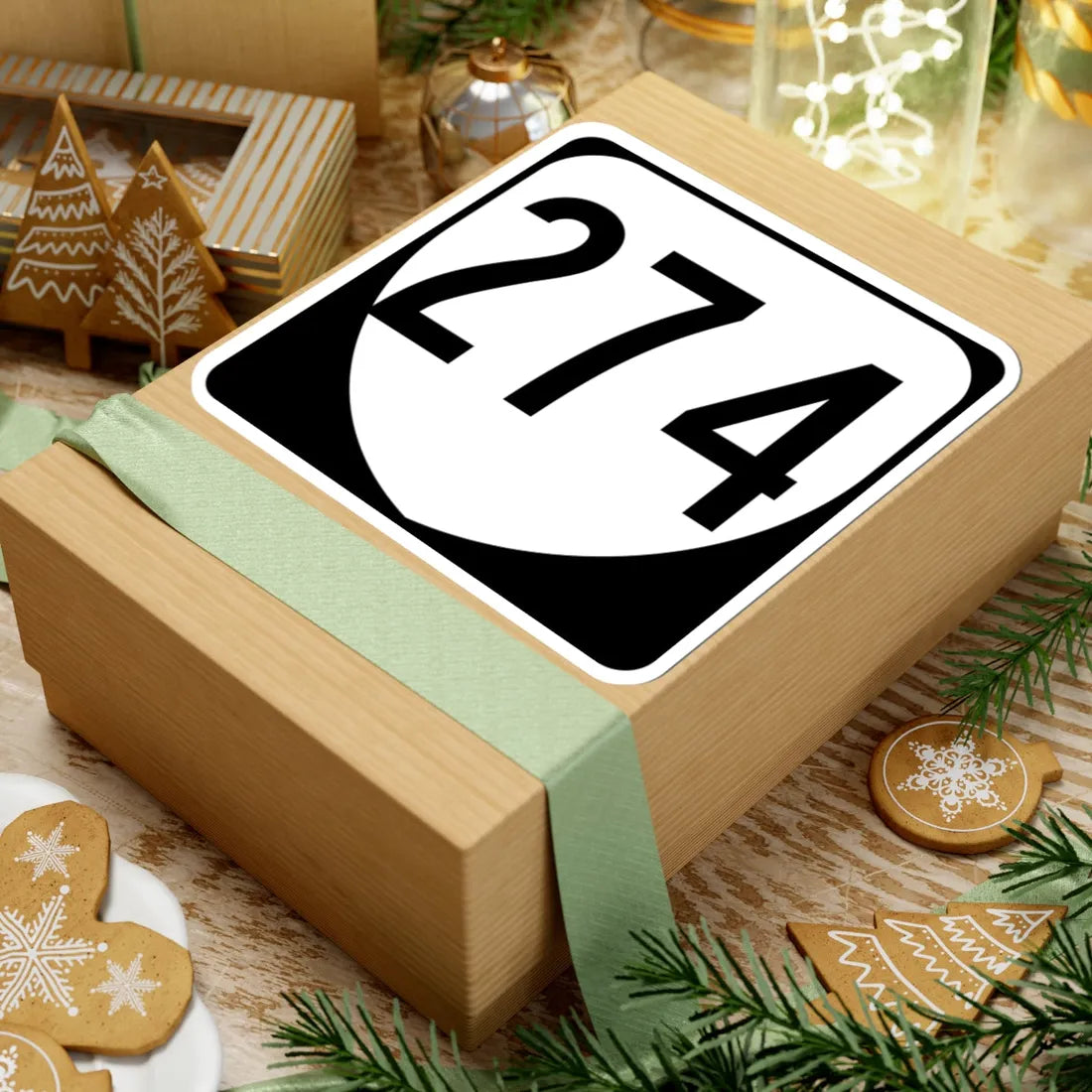 Virginia 274 1980 (Virginia) (Road Sign) STICKER Vinyl Kiss-Cut Decal - The Sticker Space