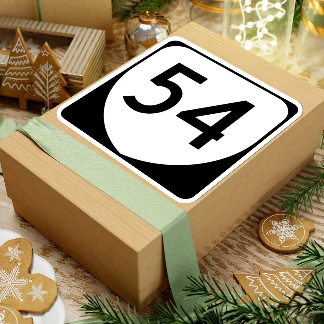 Virginia 54 (Virginia) (Road Sign) STICKER Vinyl Kiss-Cut Decal - The Sticker Space