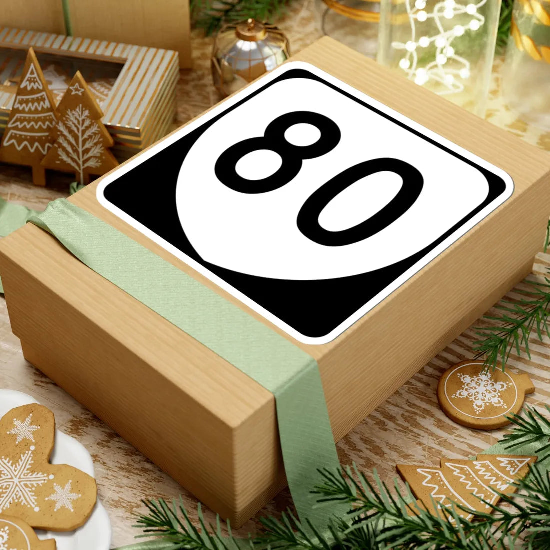 Virginia 80 (Virginia) (Road Sign) STICKER Vinyl Kiss-Cut Decal - The Sticker Space