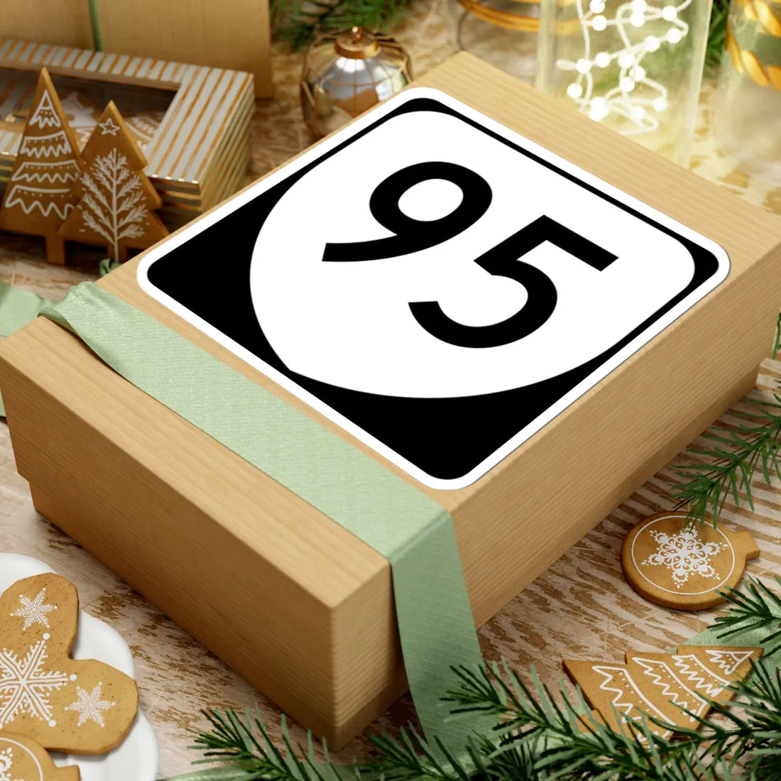 Virginia 95 (Virginia) (Road Sign) STICKER Vinyl Kiss-Cut Decal - The Sticker Space