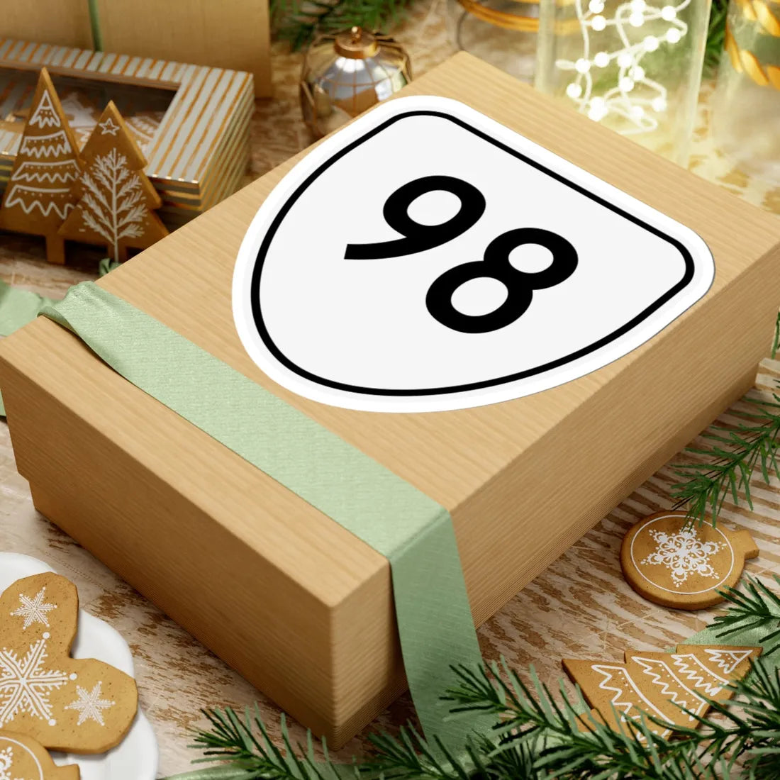 Virginia 98 1956 (Virginia) (Road Sign) STICKER Vinyl Kiss-Cut Decal - The Sticker Space