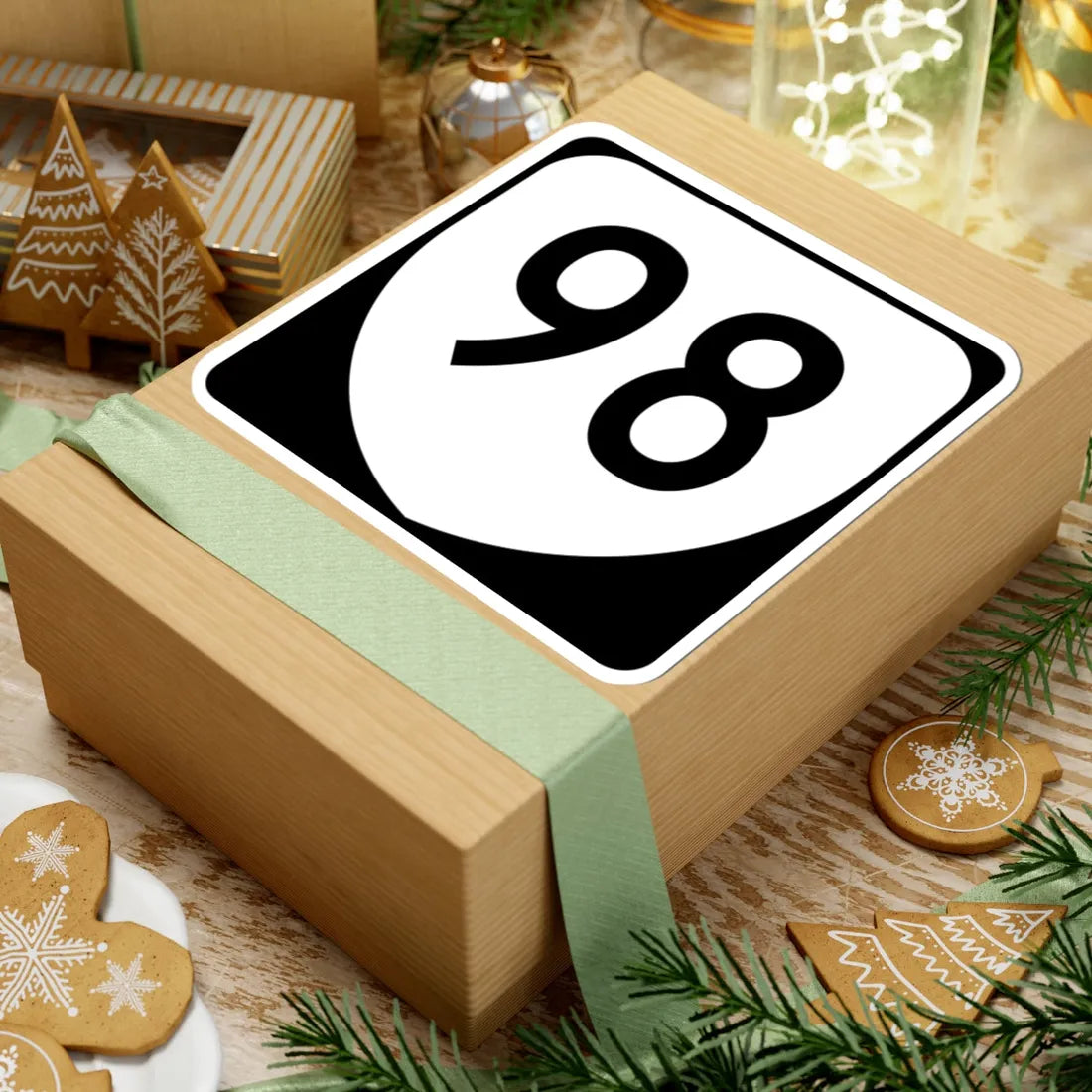 Virginia 98 (Virginia) (Road Sign) STICKER Vinyl Kiss-Cut Decal - The Sticker Space