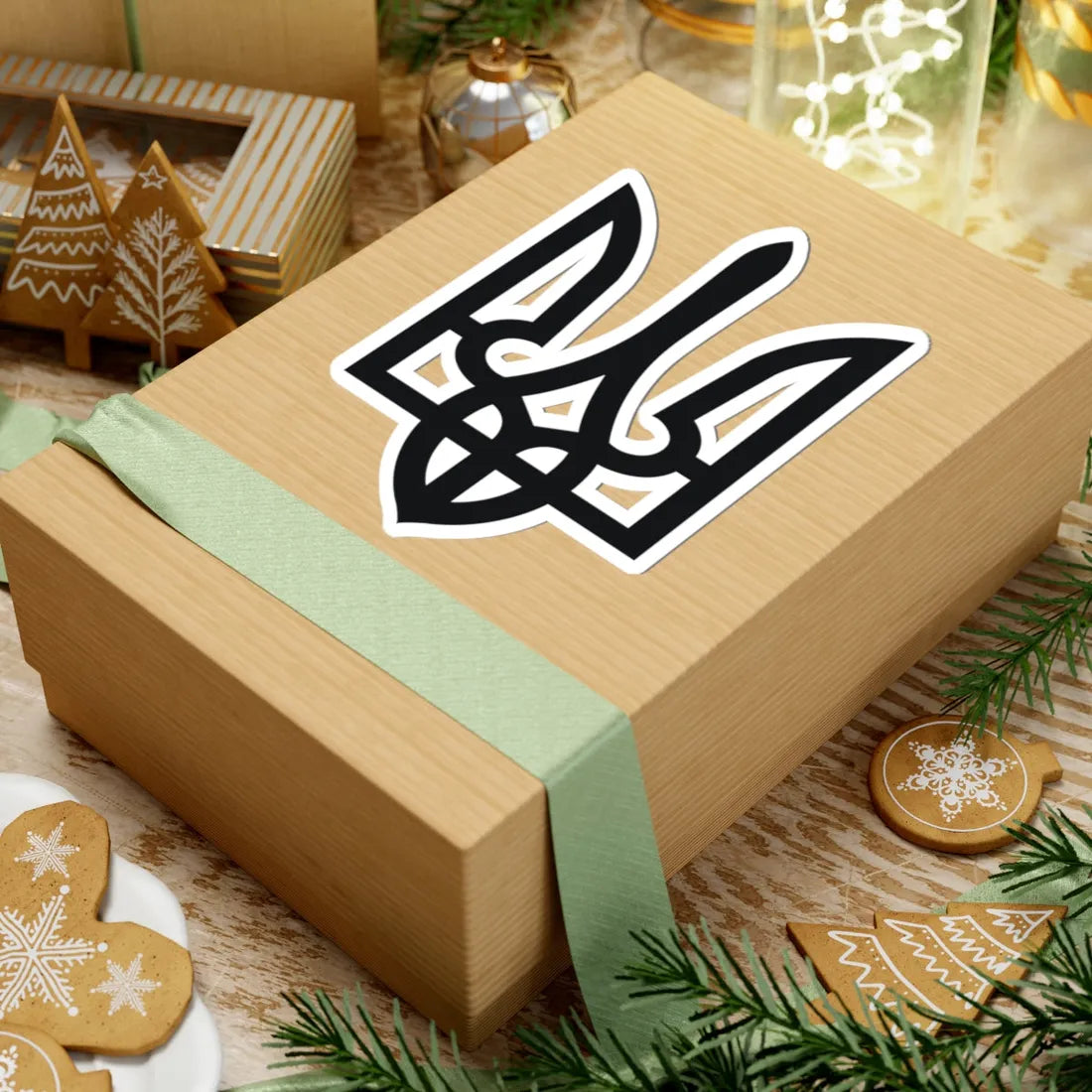 Vlad1Trezub (Ukraine) (Coat of Arms) STICKER Vinyl Kiss-Cut Decal - The Sticker Space