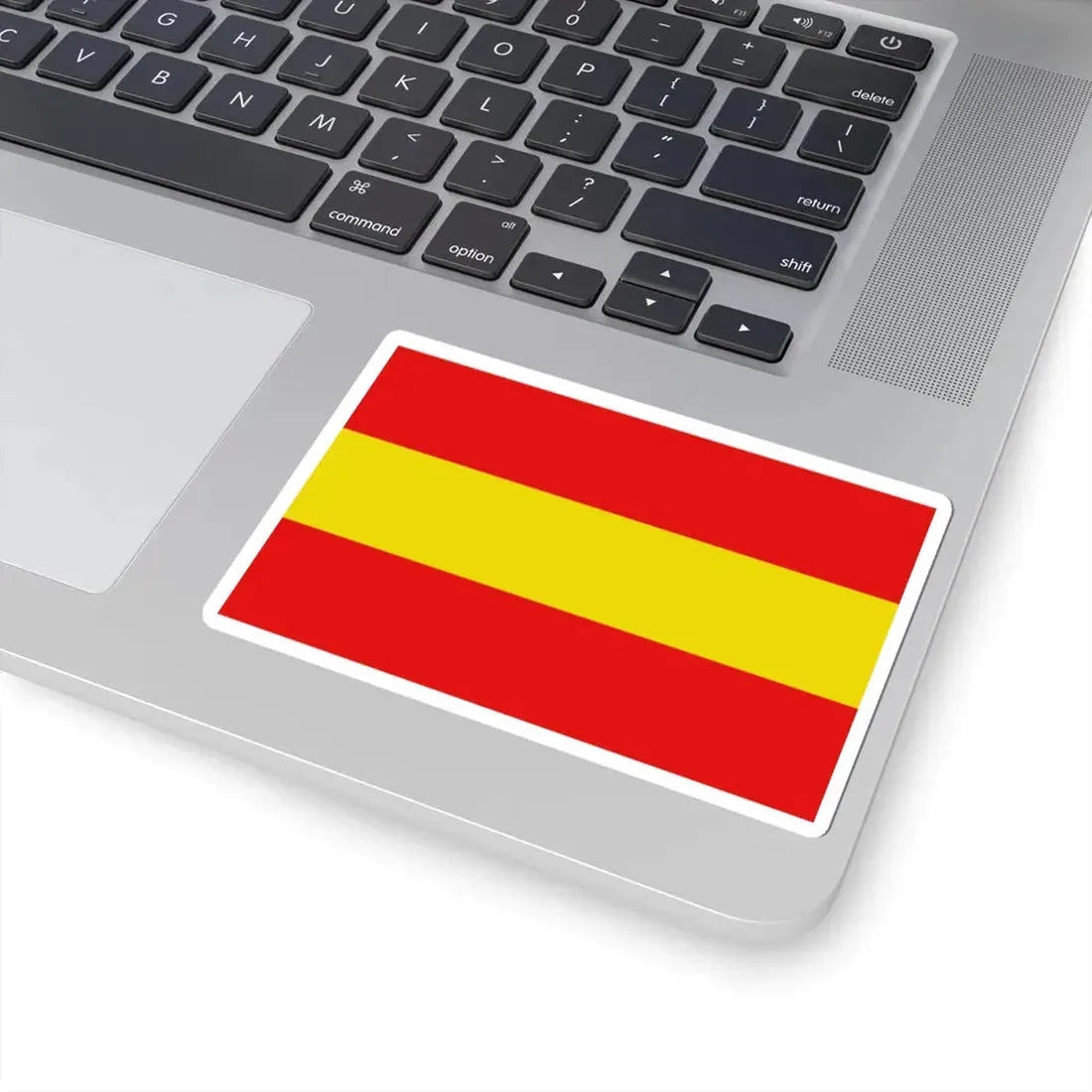 Vlag-herkdestad (Belgium) STICKER Vinyl Kiss-Cut Decal - The Sticker Space