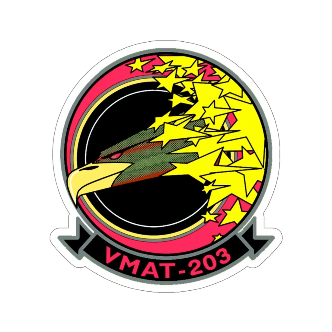 VMAT 203 (USMC) STICKER Vinyl Die-Cut Decal 5 Inch - The Sticker Space