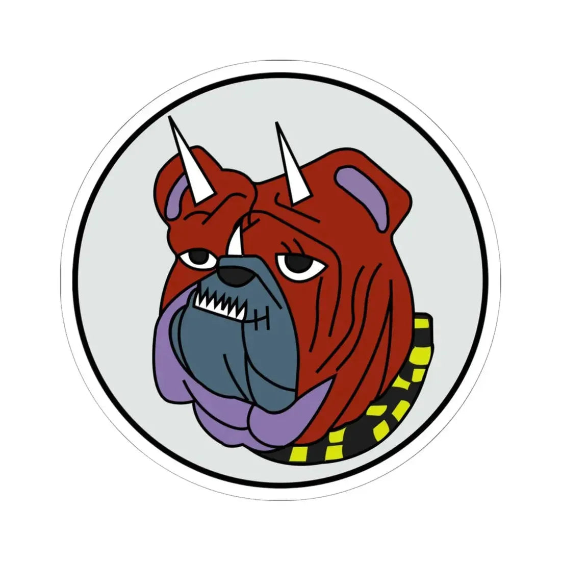 VMF 111 Devil Dogs (USMC) STICKER Vinyl Kiss-Cut Decal 6 Inch White - The Sticker Space