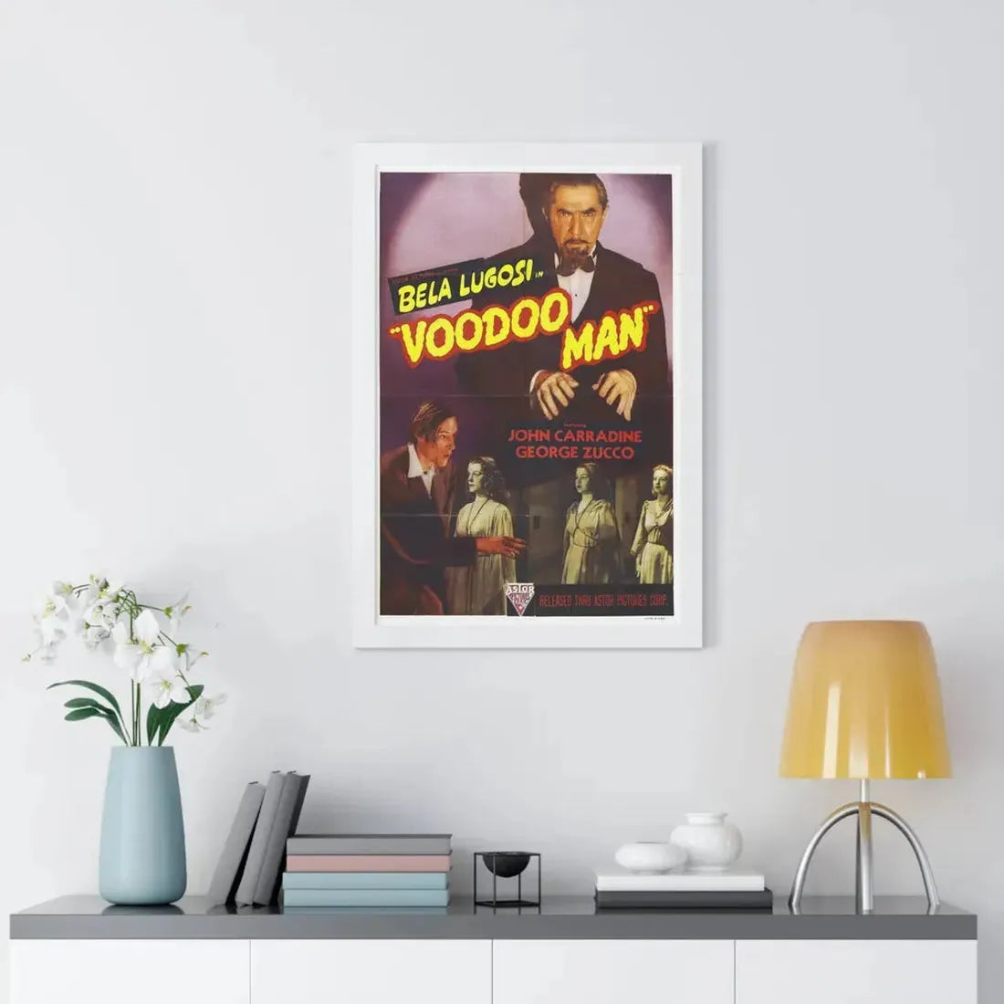 VOODOO MAN 1944 - Framed Movie Poster - The Sticker Space