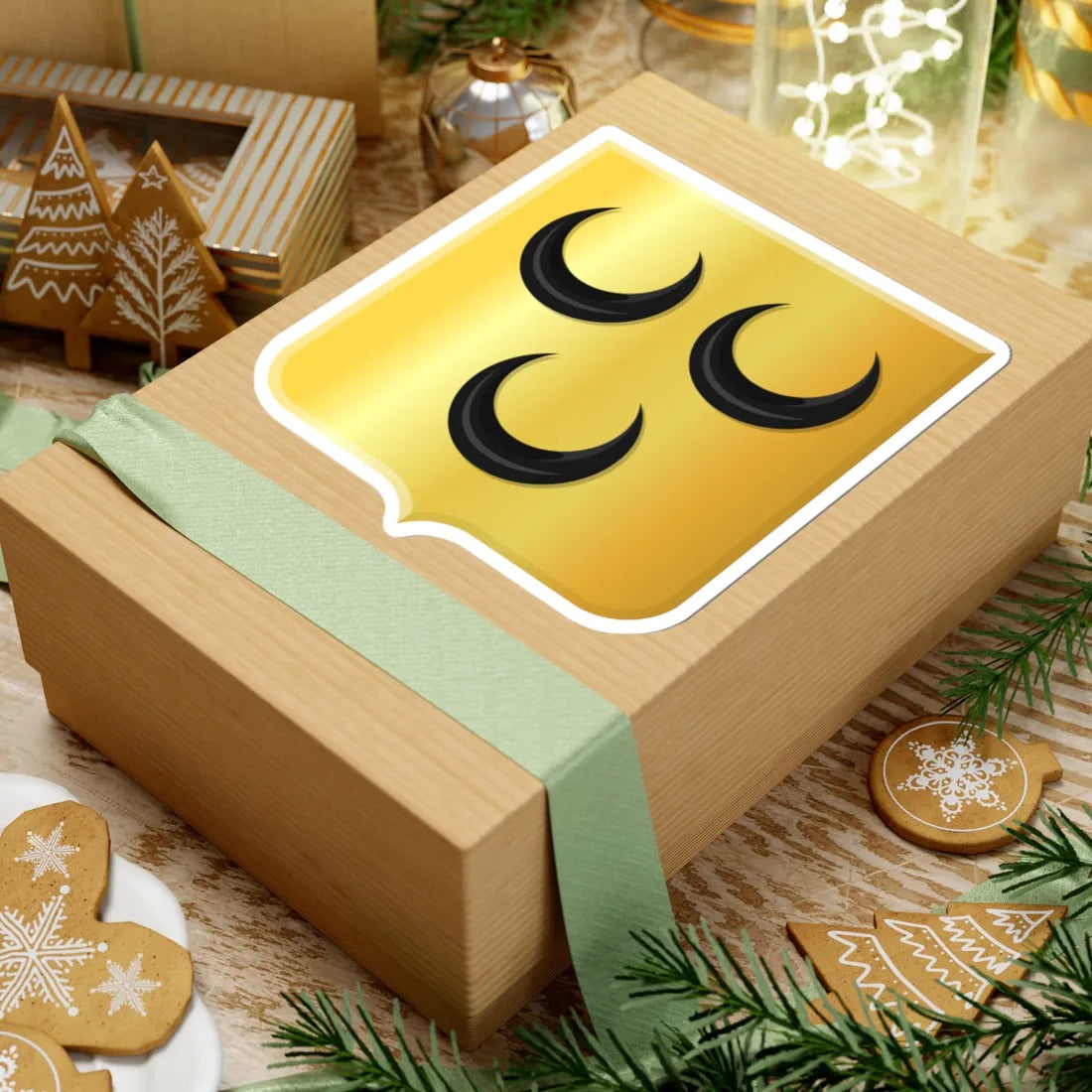 Voorschoten wapen 1817 (Netherlands) (Coat of Arms) STICKER Vinyl Kiss-Cut Decal - The Sticker Space