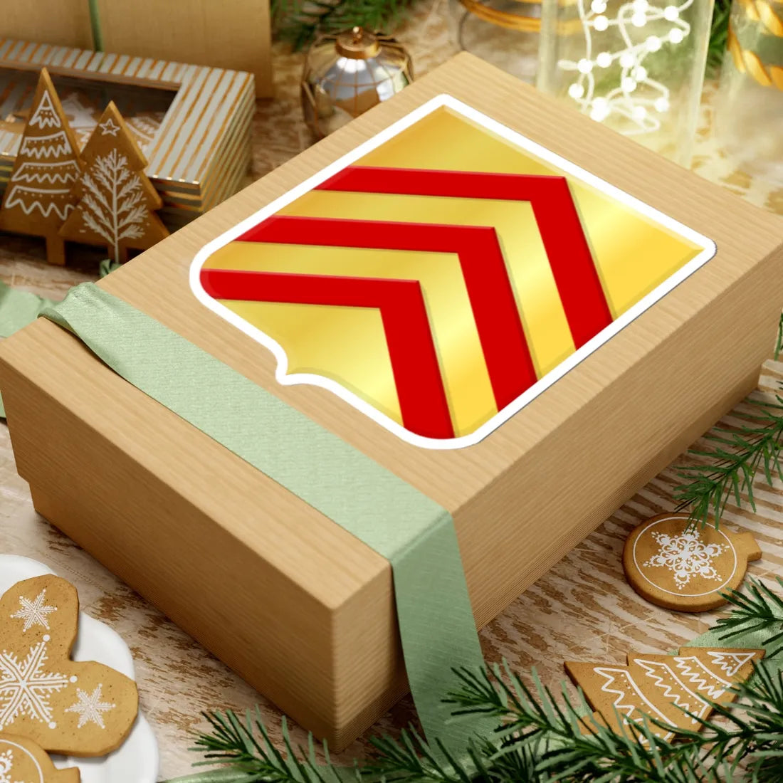 Voorst wapen 1816 (Netherlands) (Coat of Arms) STICKER Vinyl Kiss-Cut Decal - The Sticker Space