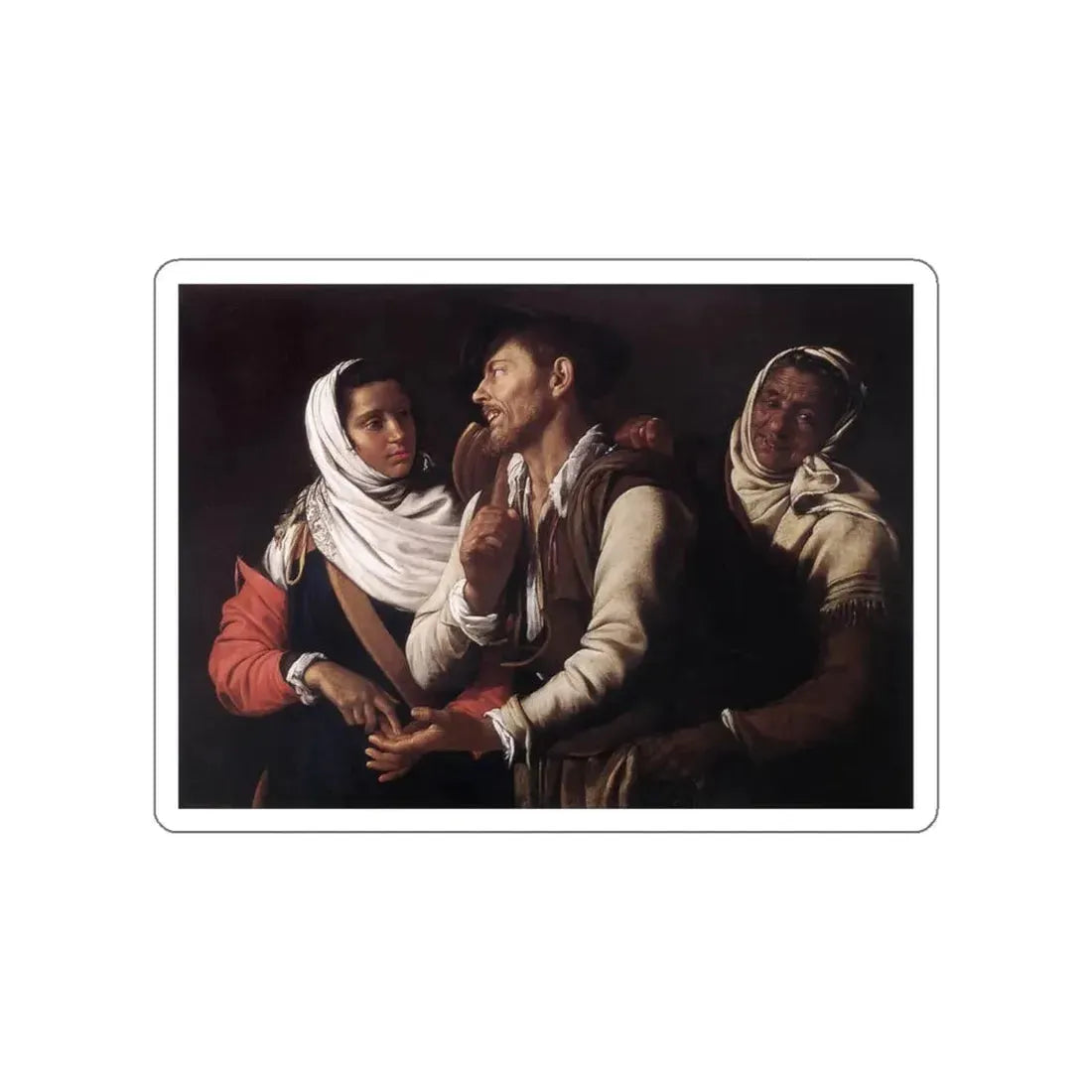 VOUET, Simon - The Fortuneteller (Artwork) STICKER Vinyl Die-Cut Decal - The Sticker Space