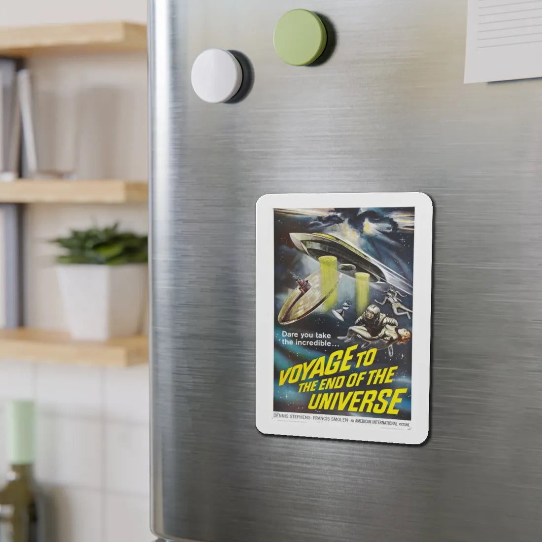 VOYAGE TO THE END OF THE UNIVERSE (ICARUS XB 1 IKARIA XB 1) 1963 Movie Poster - Refrigerator Magnet - The Sticker Space
