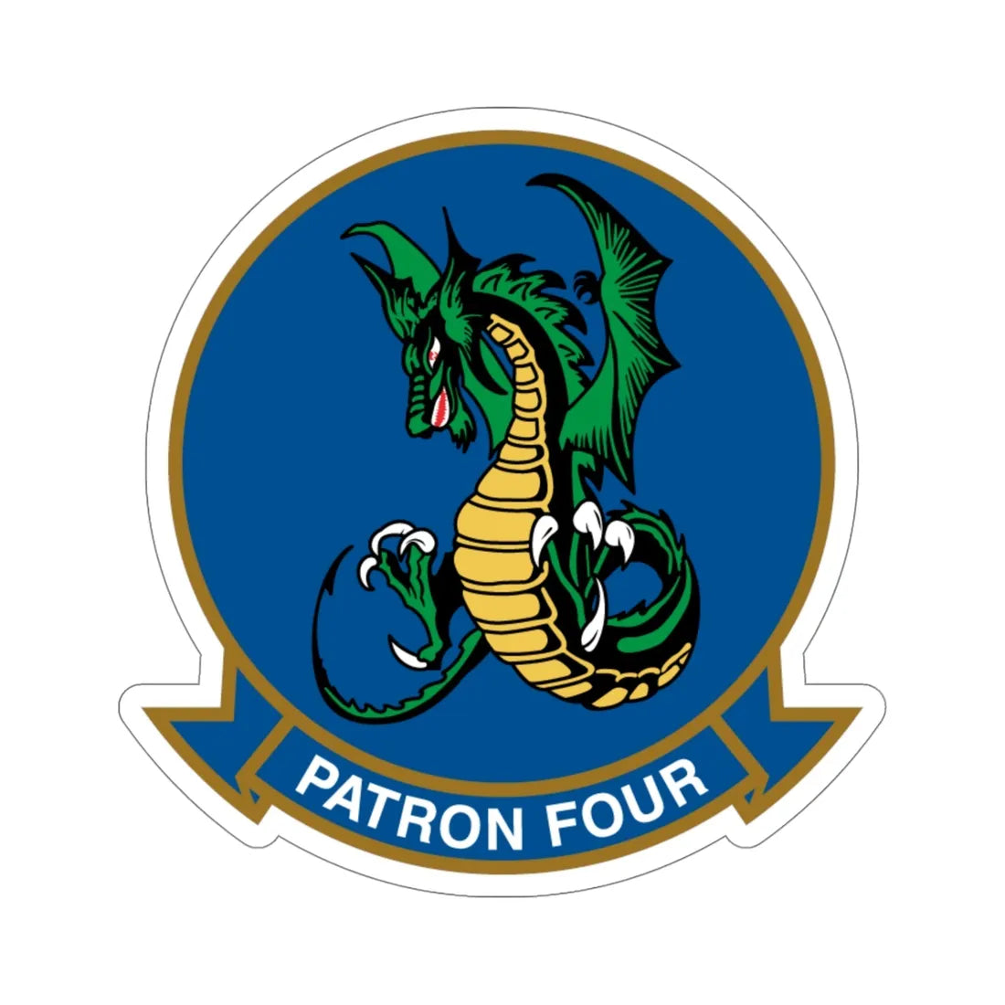 VP 4 Skinny Dragons (U.S. Navy) STICKER Vinyl Die-Cut Decal 5 Inch - The Sticker Space