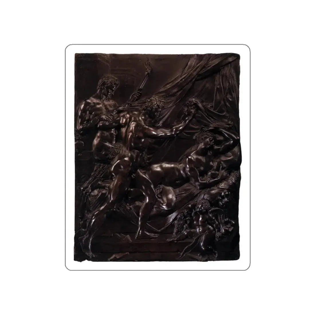 VRIES, Adriaen de - Bacchus Discovering Ariadne on Naxos (Artwork) STICKER Vinyl Die-Cut Decal - The Sticker Space