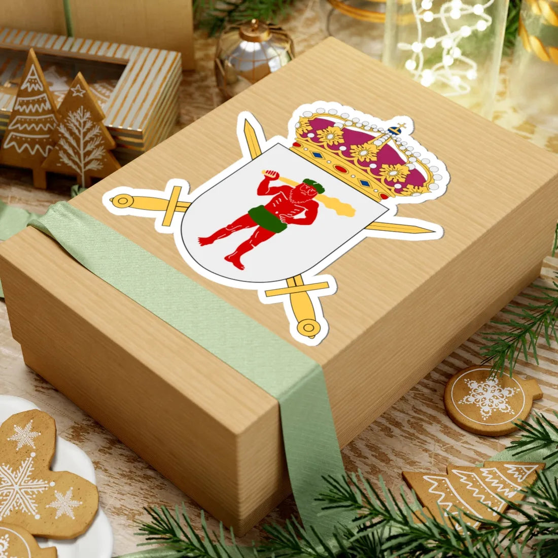 Västerbottensgruppen vapen (Sweden) (Coat of Arms) STICKER Vinyl Kiss-Cut Decal - The Sticker Space