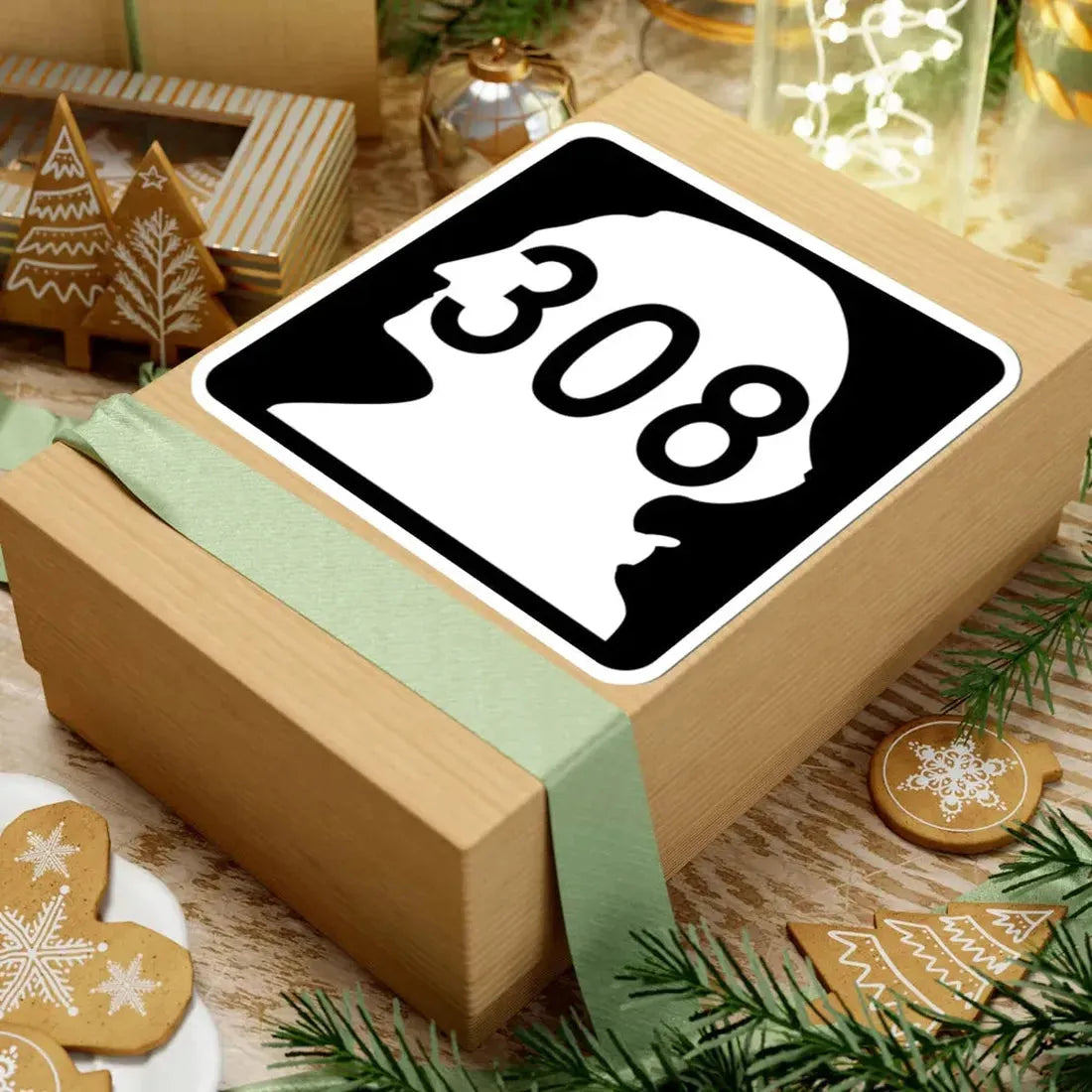 WA-308 (Washington) (Road Sign) STICKER Vinyl Kiss-Cut Decal - The Sticker Space