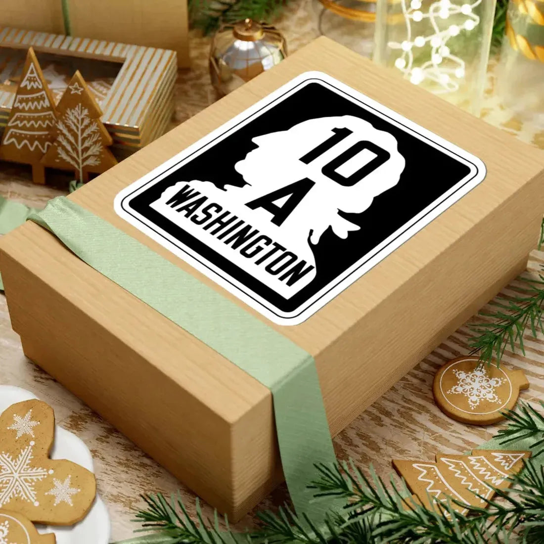 WA-SSH10-A (Washington) (Road Sign) STICKER Vinyl Kiss-Cut Decal - The Sticker Space