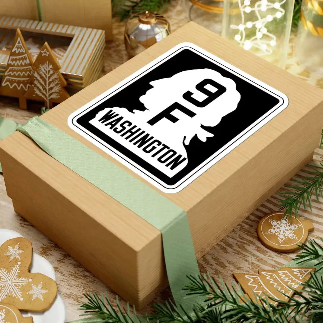 WA-SSH9-F (Washington) (Road Sign) STICKER Vinyl Kiss-Cut Decal - The Sticker Space