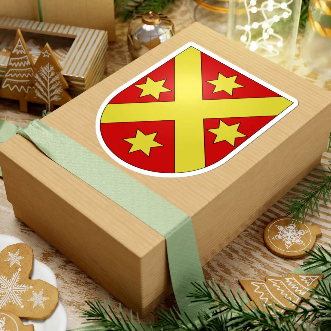 Wabern-coat of arms (Switzerland) (Coat of Arms) STICKER Vinyl Kiss-Cut Decal - The Sticker Space