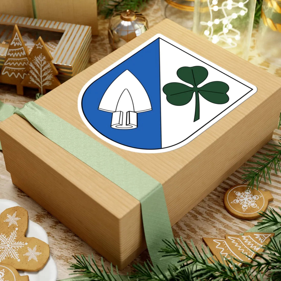 Waltalingen-blazon (Switzerland) (Coat of Arms) STICKER Vinyl Kiss-Cut Decal - The Sticker Space