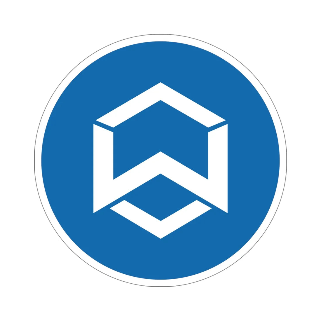 WANCHAIN WAN (Cryptocurrency) STICKER Vinyl Die-Cut Decal 5 Inch - The Sticker Space