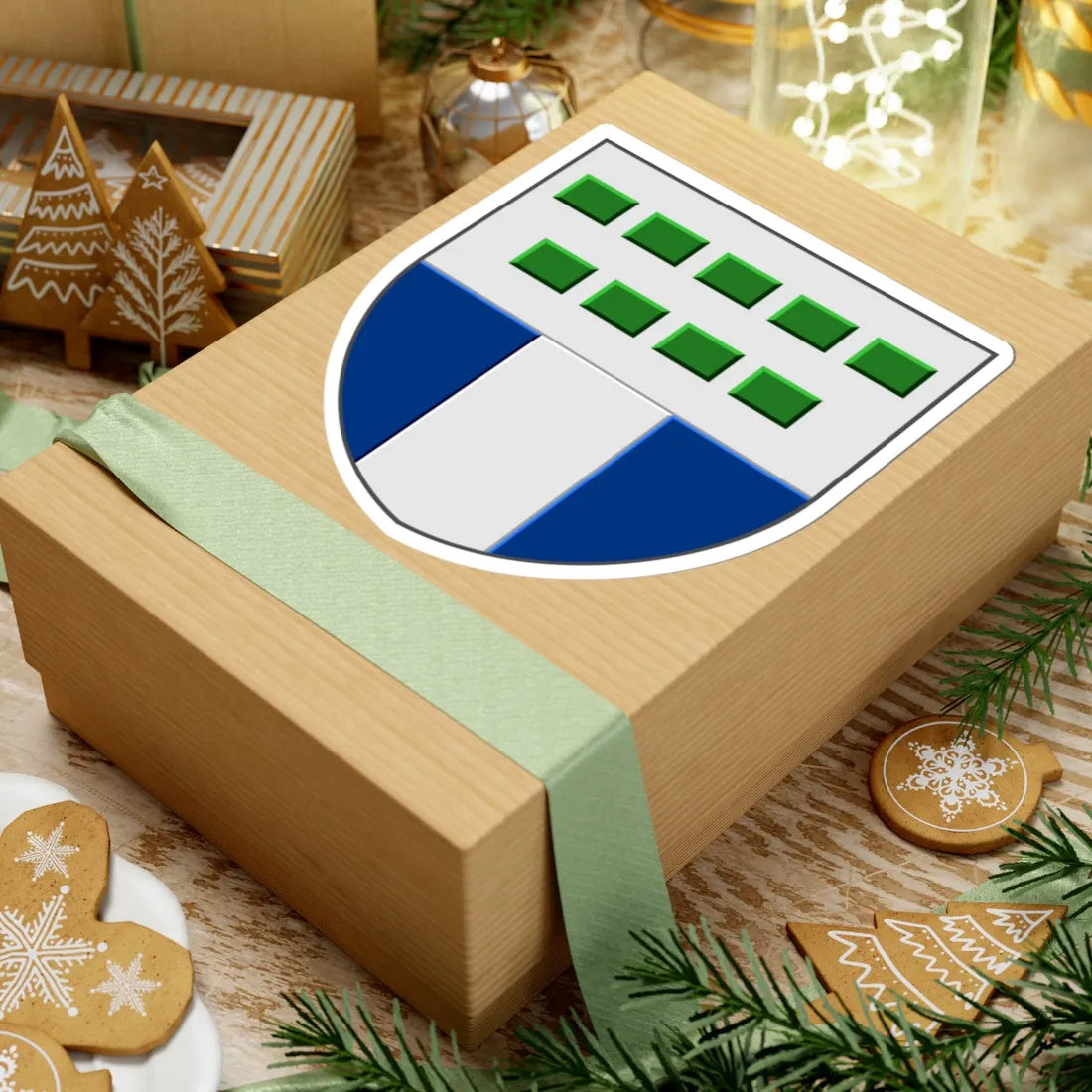 Wapen Benthuizen (Netherlands) (Coat of Arms) STICKER Vinyl Kiss-Cut Decal - The Sticker Space