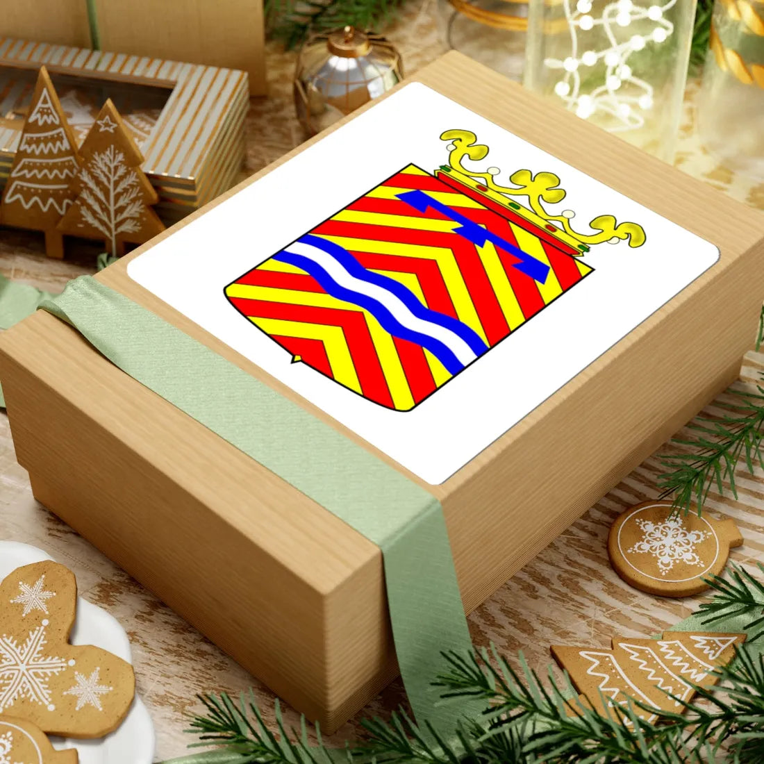 Wapen Maassluis (Netherlands) (Coat of Arms) STICKER Vinyl Kiss-Cut Decal - The Sticker Space