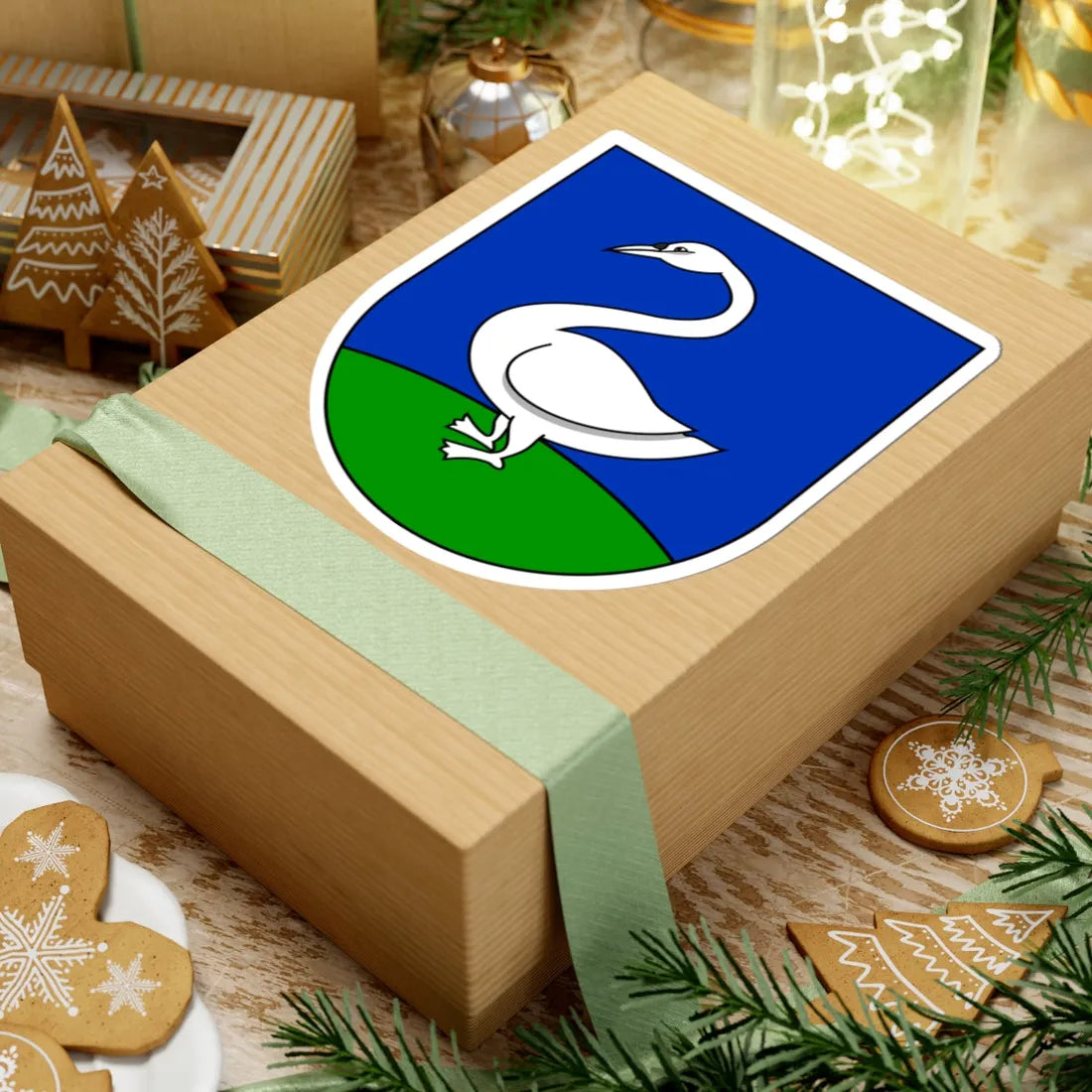 Wapen van Heist-op-den-Berg (Belgium) (Coat of Arms) STICKER Vinyl Kiss-Cut Decal - The Sticker Space