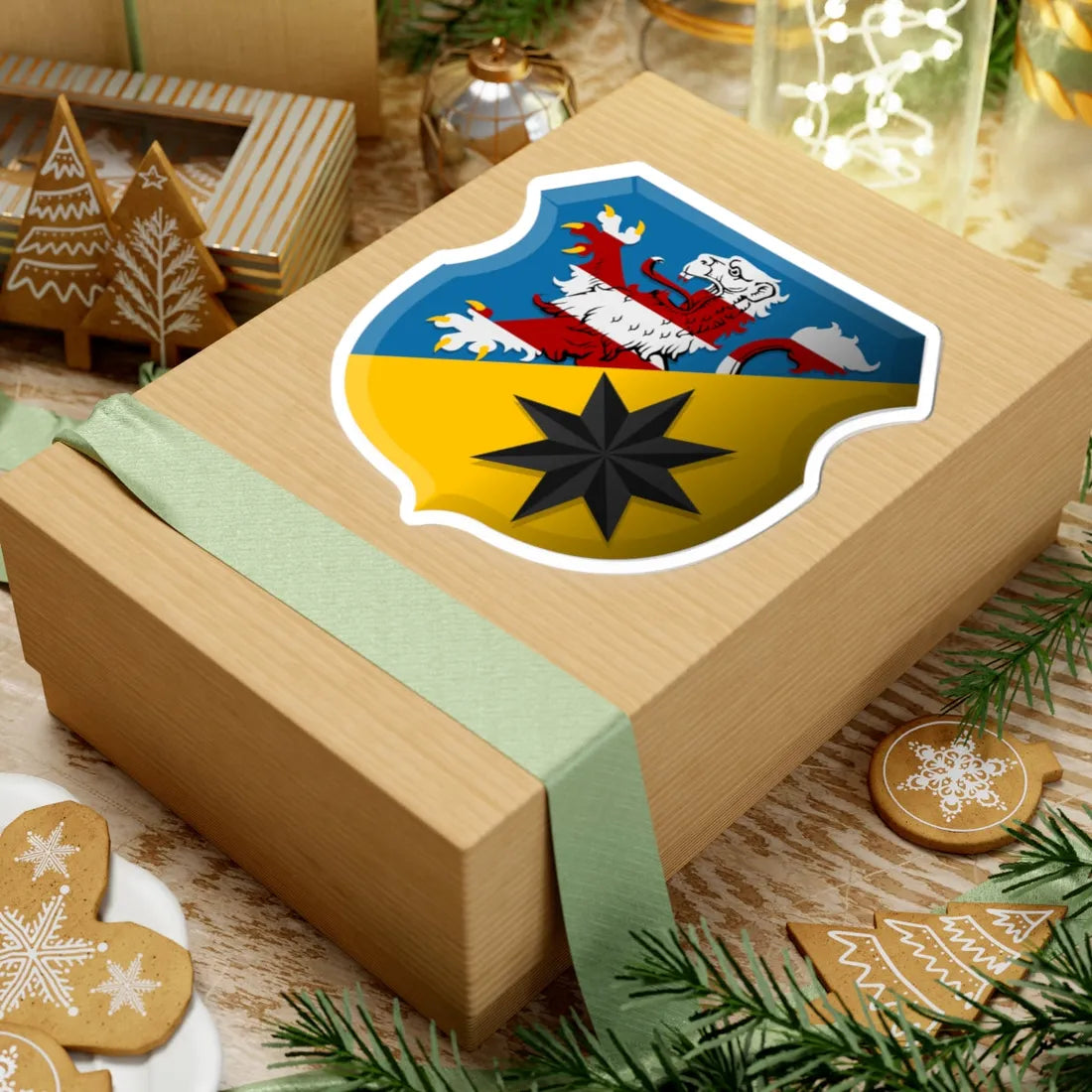 Wapen Waldeck-Frankenberg (Germany) (Coat of Arms) STICKER Vinyl Kiss-Cut Decal - The Sticker Space