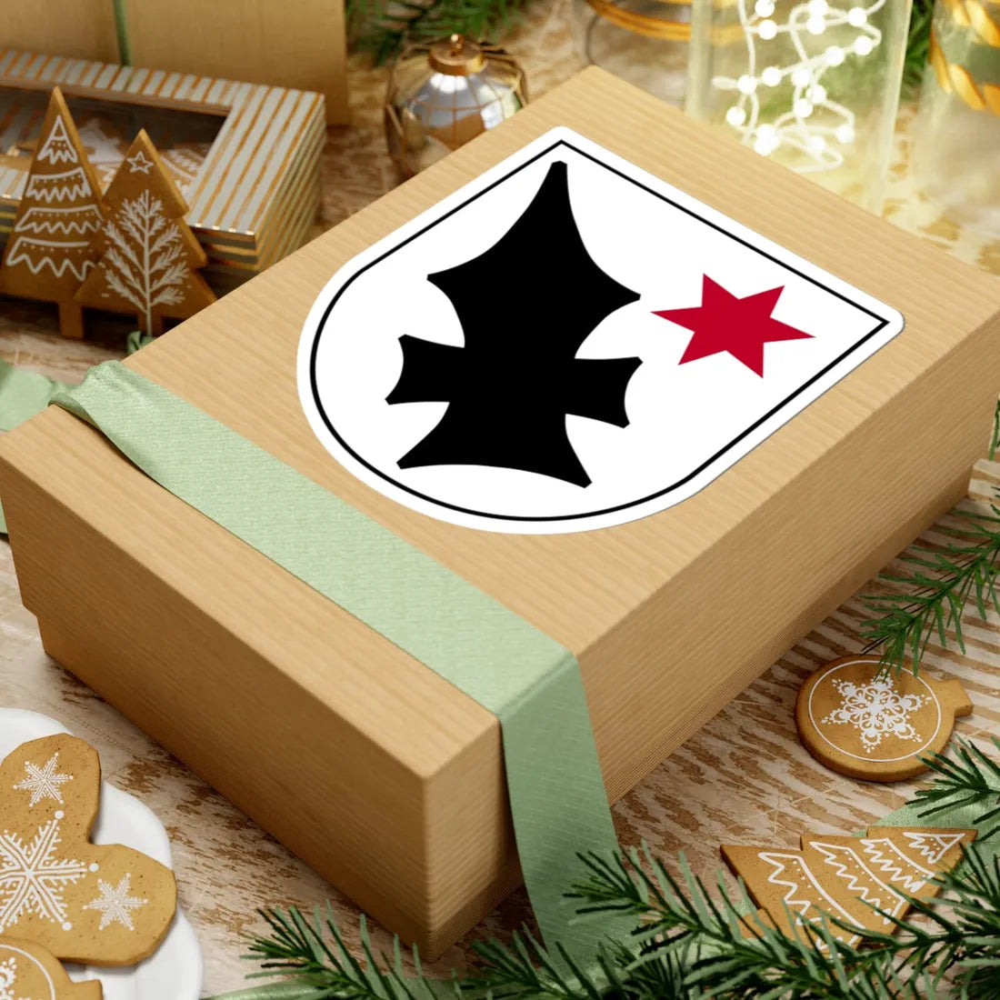 Wappen Aesch BL (Switzerland) (Coat of Arms) STICKER Vinyl Kiss-Cut Decal - The Sticker Space