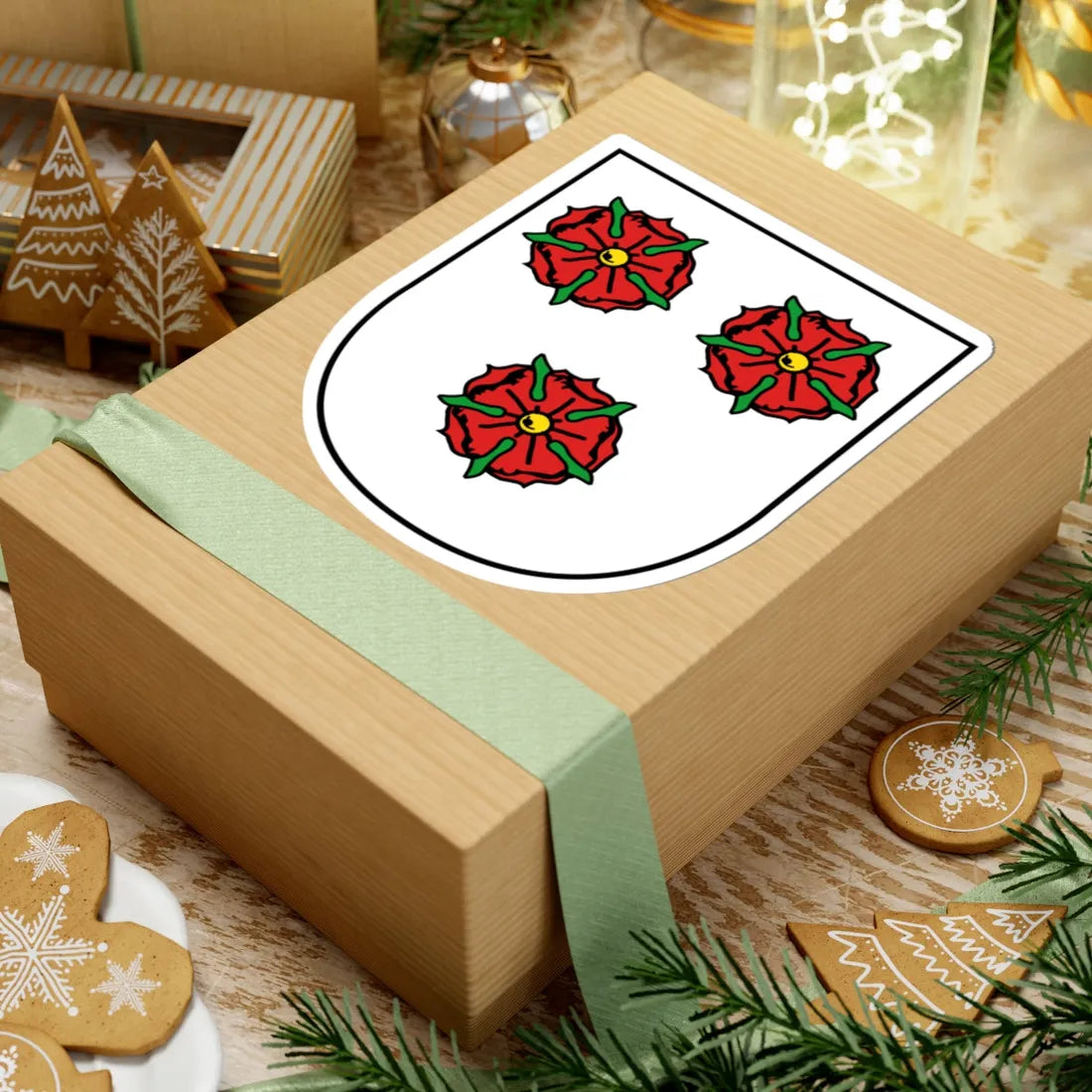 Wappen Brandis (Germany) (Coat of Arms) STICKER Vinyl Kiss-Cut Decal - The Sticker Space