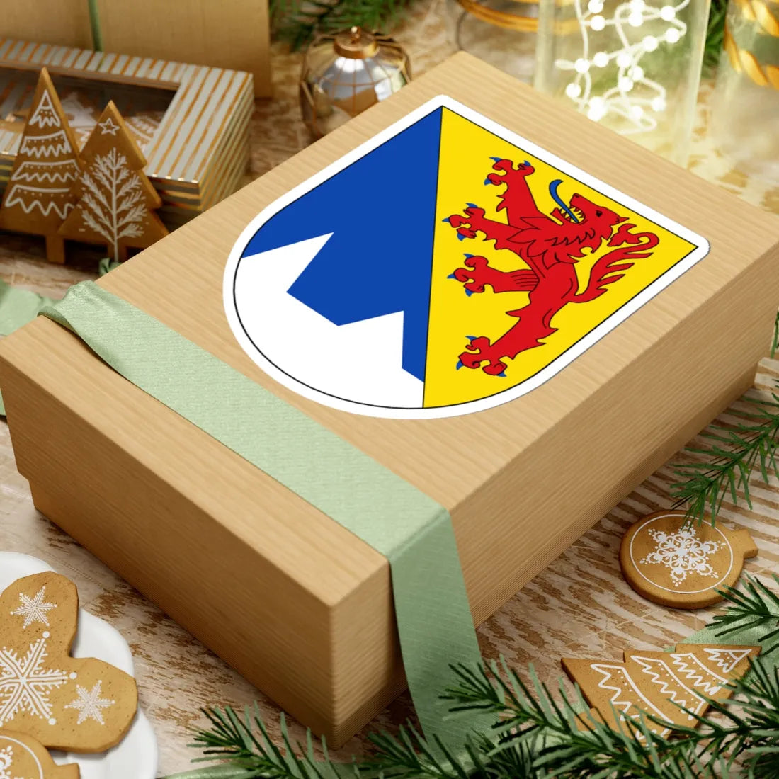 Wappen Breitenthal (Germany) (Coat of Arms) STICKER Vinyl Kiss-Cut Decal - The Sticker Space