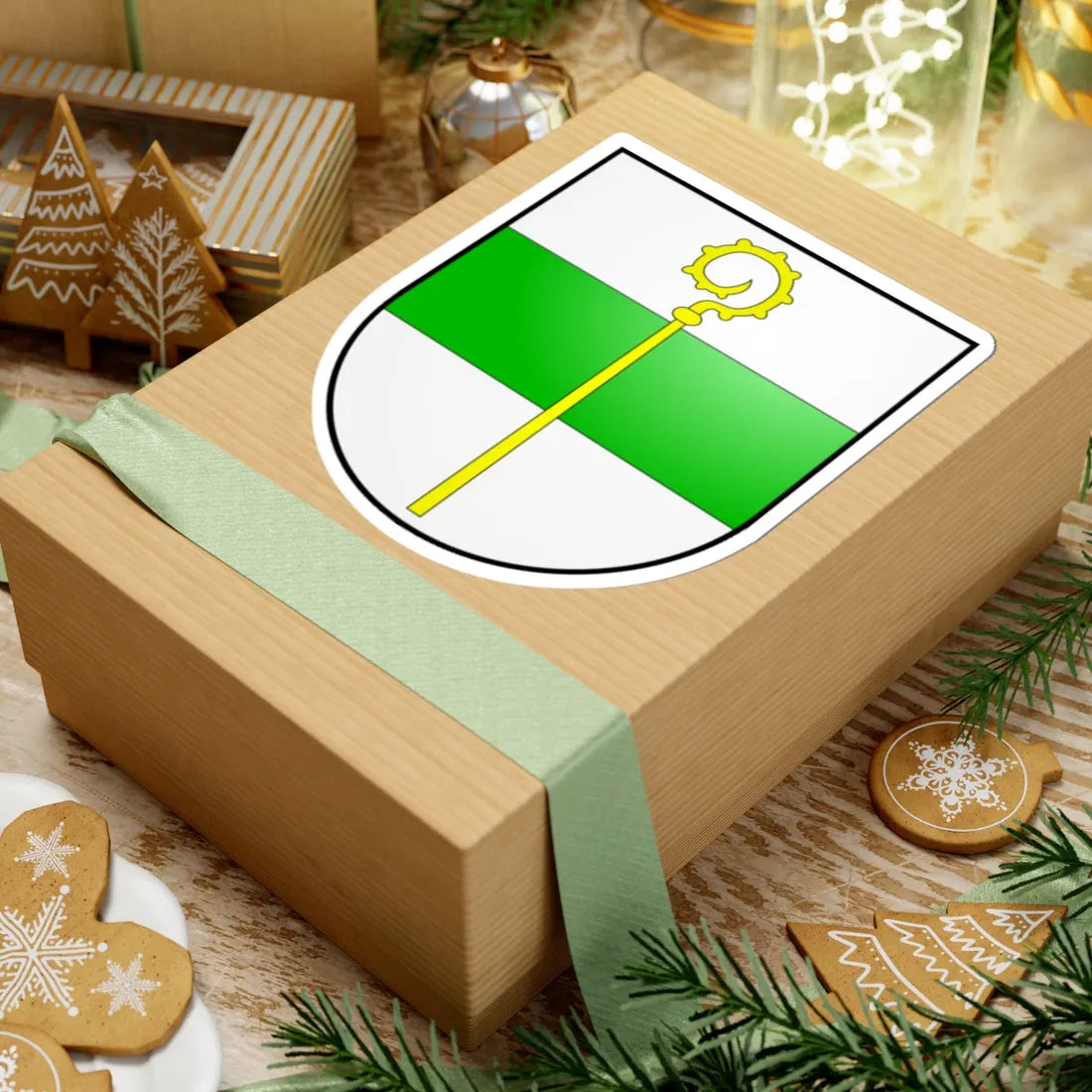 Wappen buttikon (Switzerland) (Coat of Arms) STICKER Vinyl Kiss-Cut Decal - The Sticker Space