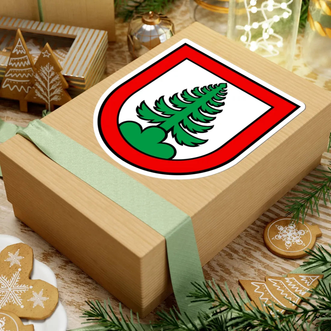 Wappen Densbüren (Switzerland) (Coat of Arms) STICKER Vinyl Kiss-Cut Decal - The Sticker Space