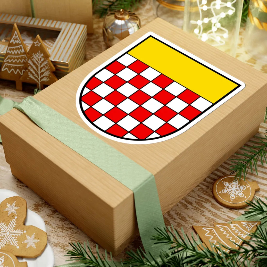 Wappen Flawil (Switzerland) (Coat of Arms) STICKER Vinyl Kiss-Cut Decal - The Sticker Space