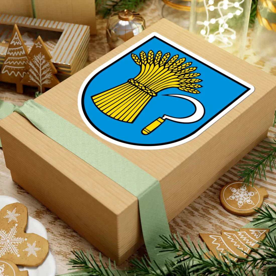 Wappen Freienwil (Switzerland) (Coat of Arms) STICKER Vinyl Kiss-Cut Decal - The Sticker Space