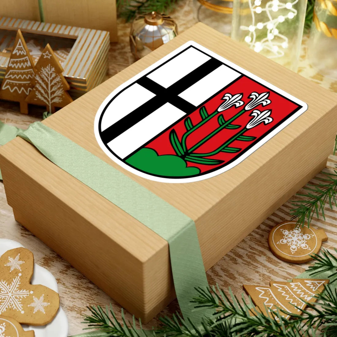 Wappen Fulda ohne Krone (Germany) (Coat of Arms) STICKER Vinyl Kiss-Cut Decal - The Sticker Space