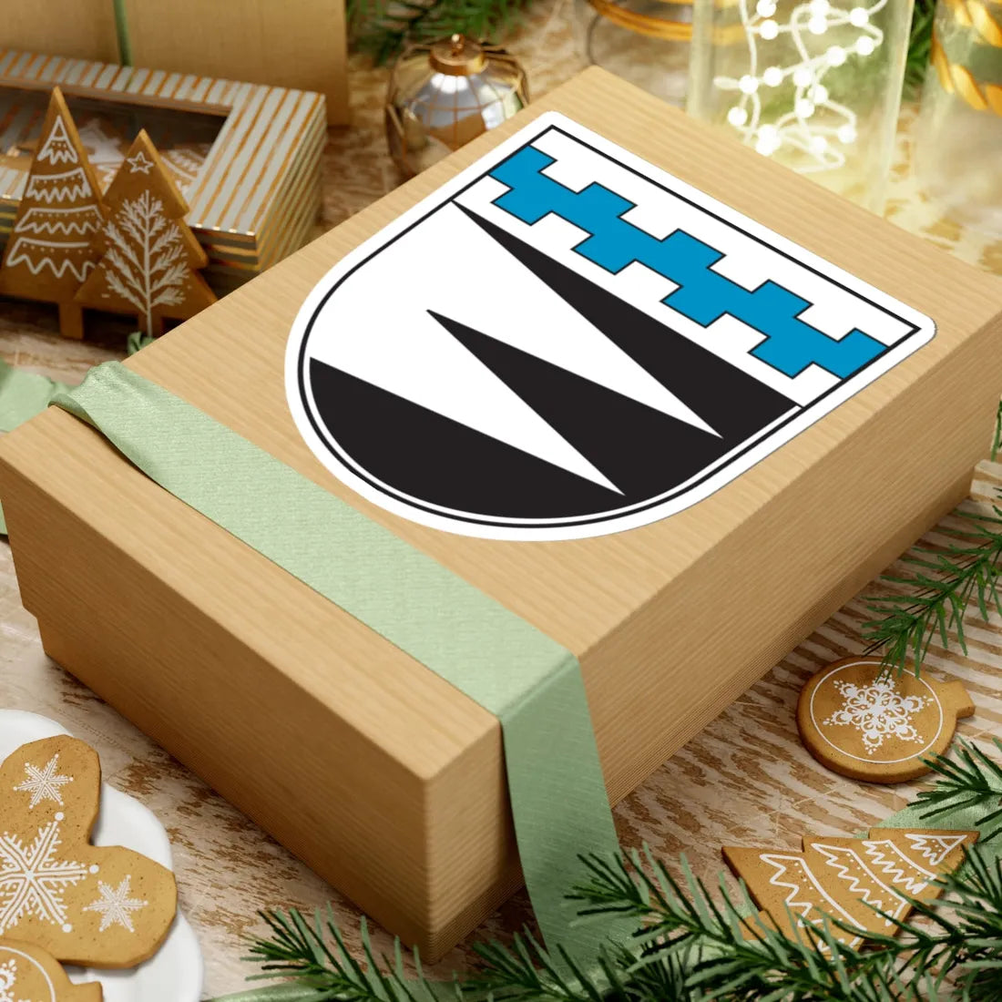 Wappen Gleissenberg (Germany) (Coat of Arms) STICKER Vinyl Kiss-Cut Decal - The Sticker Space