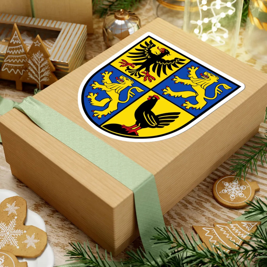 Wappen Ilm-Kreis (Germany) (Coat of Arms) STICKER Vinyl Kiss-Cut Decal - The Sticker Space