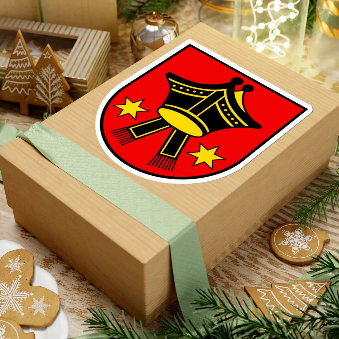 Wappen Klingnau (Switzerland) (Coat of Arms) STICKER Vinyl Kiss-Cut Decal - The Sticker Space