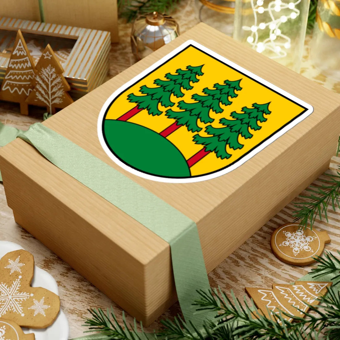 Wappen Krinau (Switzerland) (Coat of Arms) STICKER Vinyl Kiss-Cut Decal - The Sticker Space