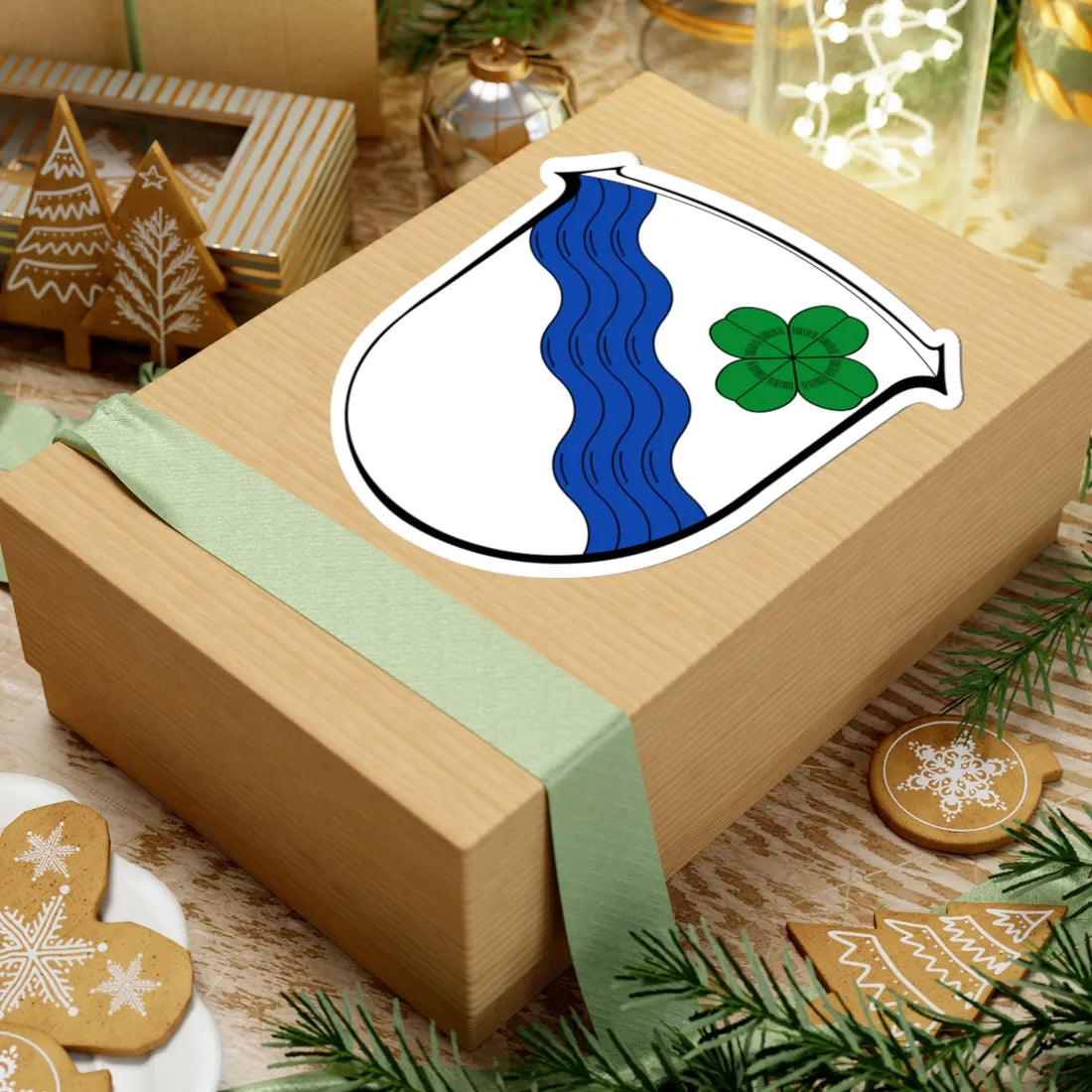 Wappen Körle (Germany) (Coat of Arms) STICKER Vinyl Kiss-Cut Decal - The Sticker Space