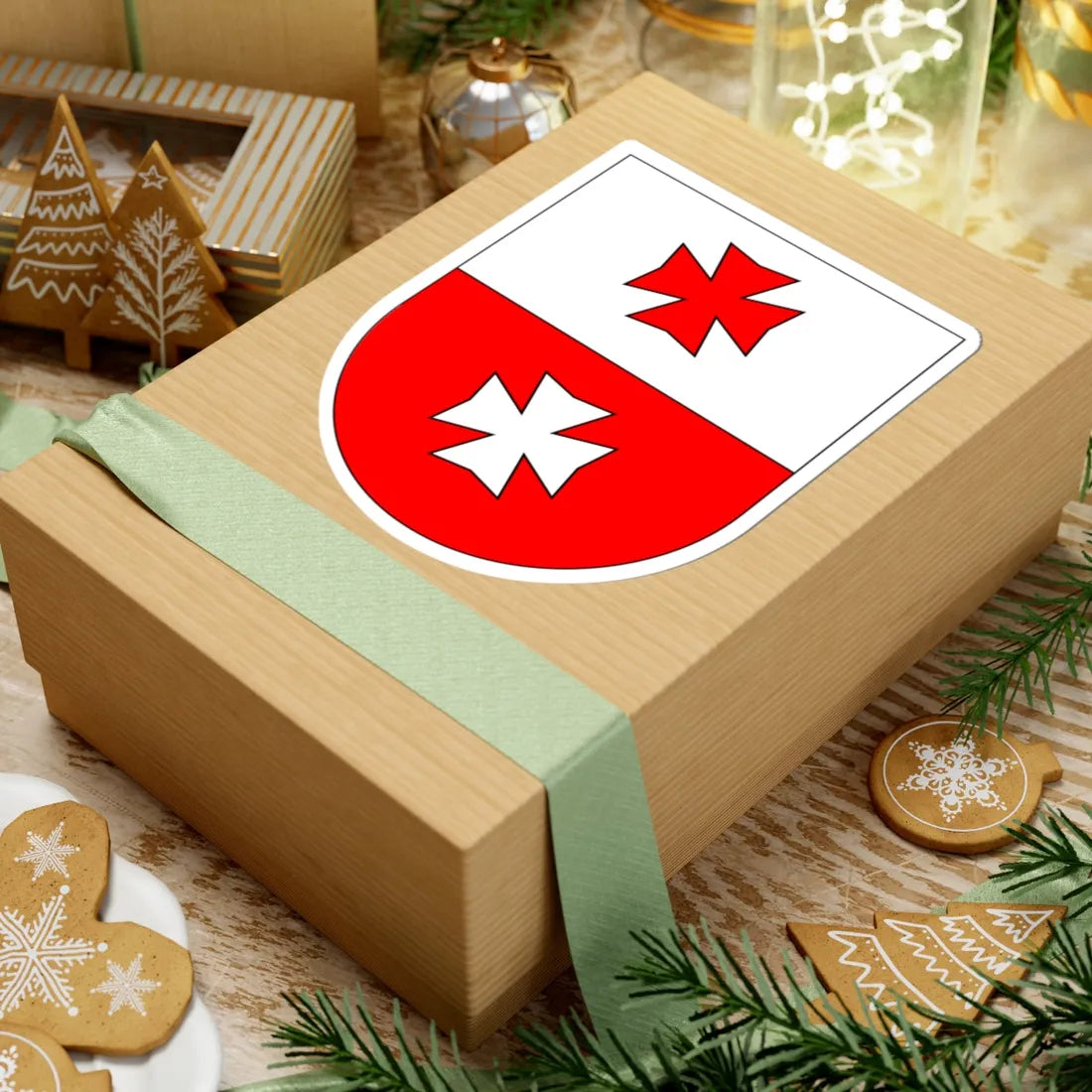 Wappen La Chaux (Switzerland) (Coat of Arms) STICKER Vinyl Kiss-Cut Decal - The Sticker Space