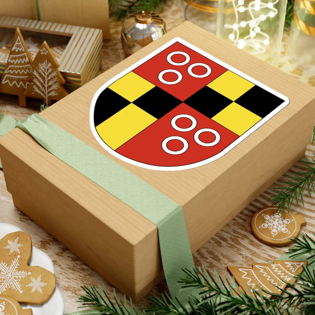 Wappen Landenberg-Greifensee (Switzerland) (Coat of Arms) STICKER Vinyl Kiss-Cut Decal - The Sticker Space