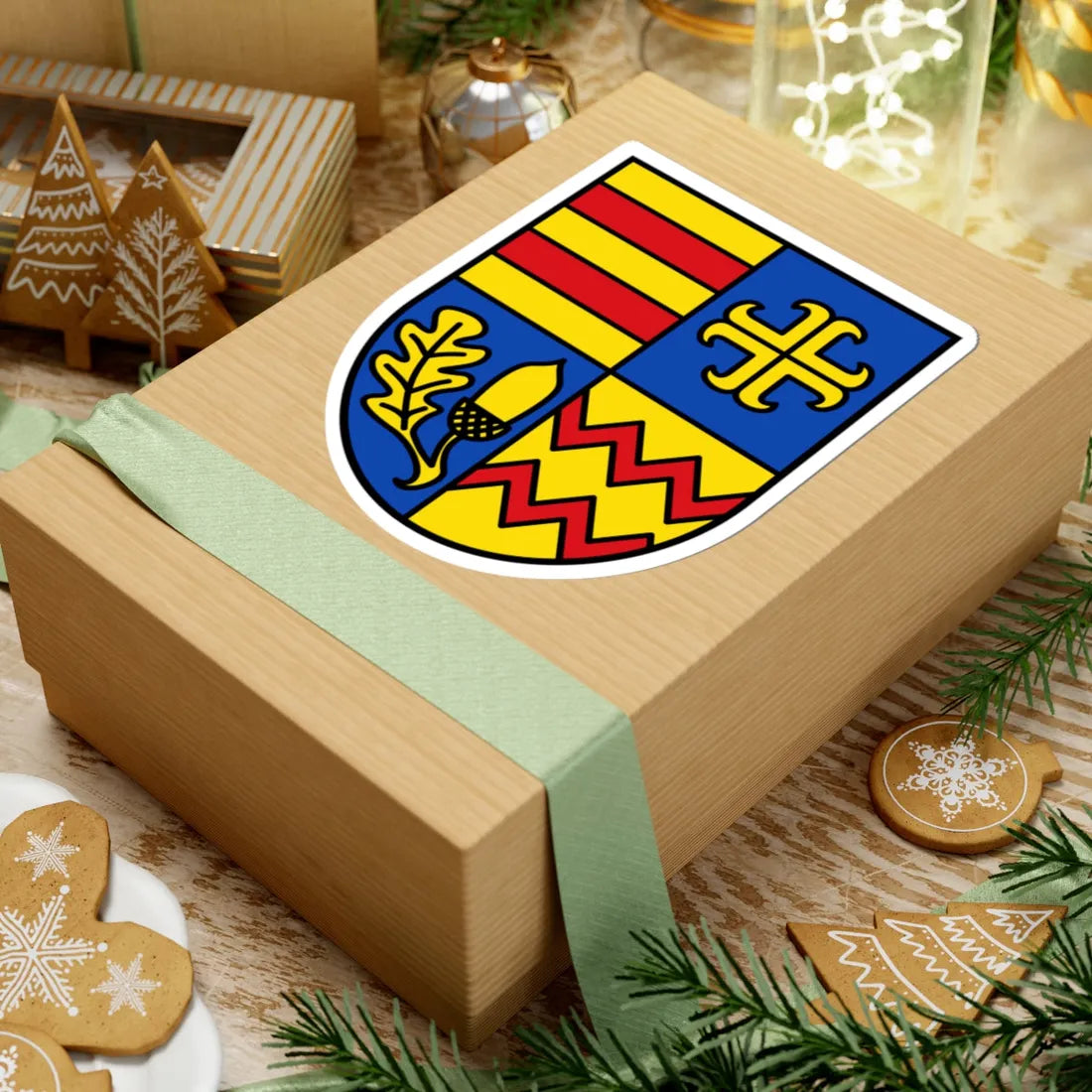 Wappen Landkreis Ammerland (Germany) (Coat of Arms) STICKER Vinyl Kiss-Cut Decal - The Sticker Space