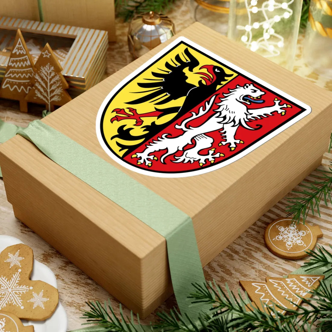 Wappen Landkreis Goslar (Germany) (Coat of Arms) STICKER Vinyl Kiss-Cut Decal - The Sticker Space